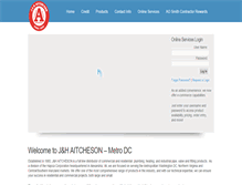 Tablet Screenshot of aitcheson-dc.com